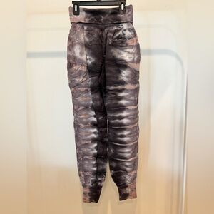 Young Fabulous & Broke Black and Gray Tie-Dye Joggers